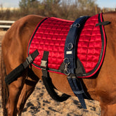 TGW RIDING Horse Training Saddle Pad With Detachable Elastic Band And Fur Band,1Piece
