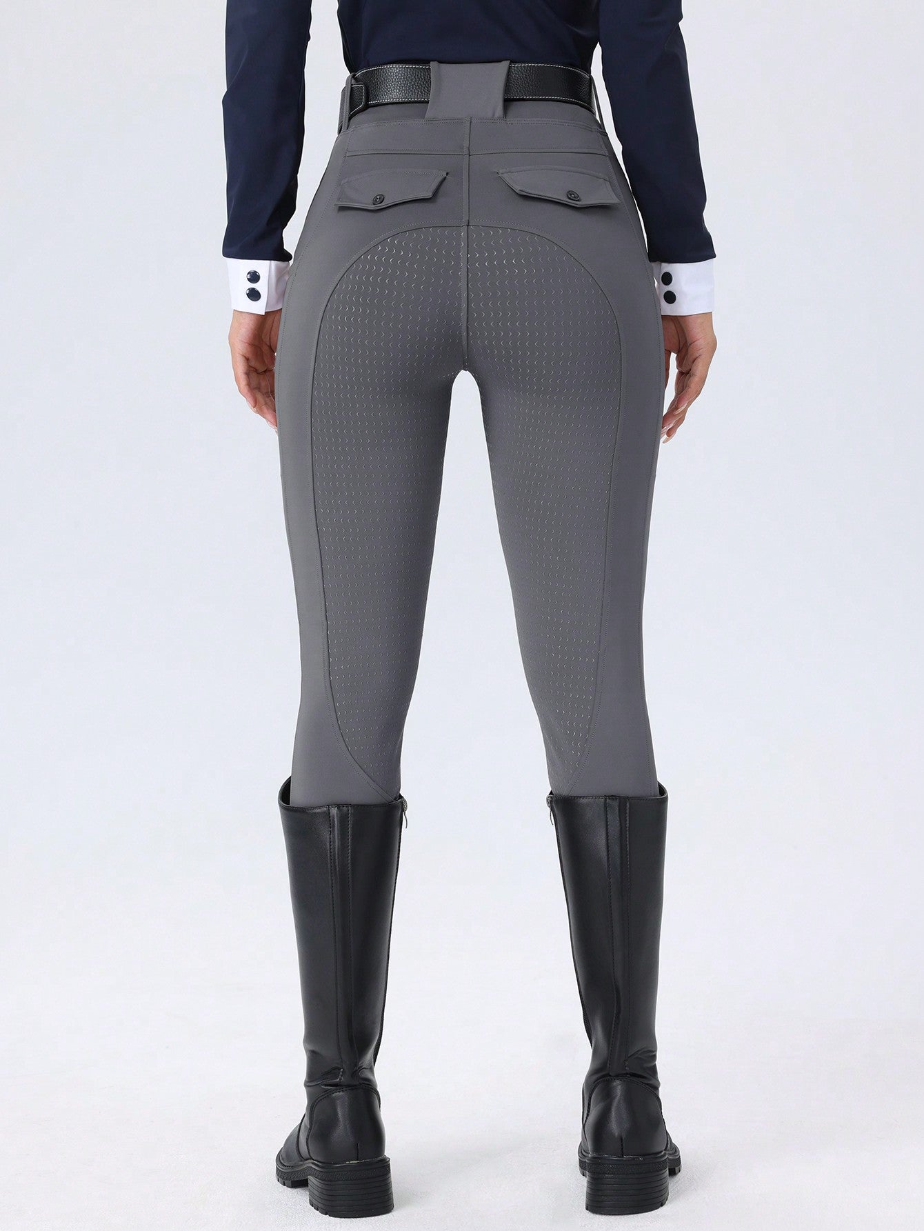 ROYALS MATTINI Women Equestrian Riding Pants, Full Silicone Grip Non-Slip Durable Jodhpurs, Ladies' Horse Riding Breeches With Pockets, Suitable For Equestrian Sports, Quick-Dry