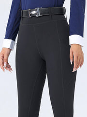 ROYALS MATTINI Women's Equestrian Clothing, Horse Riding Jodhpurs/Breeches, Full Seat Silicone Grip Anti-Slip Riding Pants, Pockets, Quick Dry, Suitable For Horse Riding Sports
