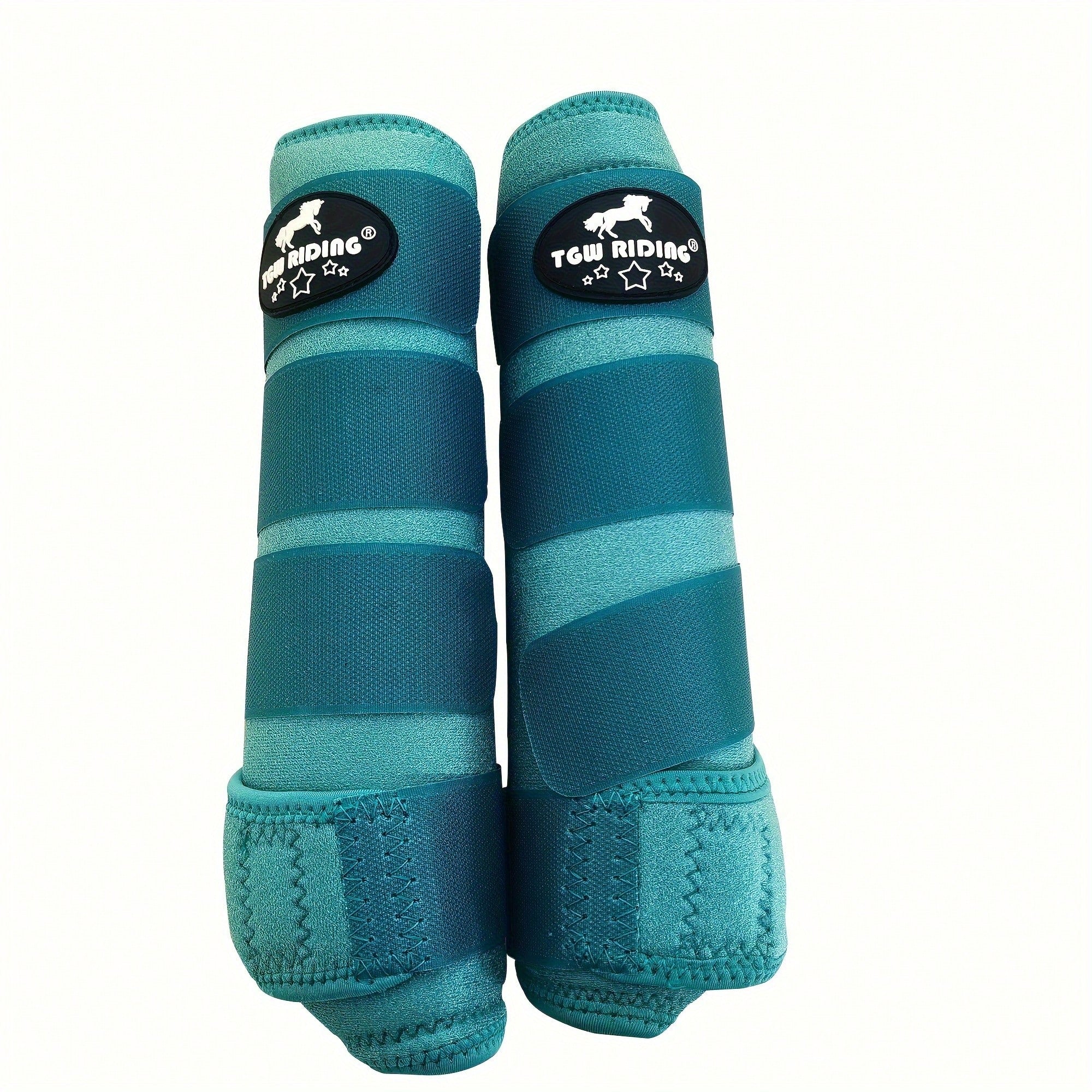 TGW RIDING Horse Sport Medicine Front Shock-Absorbing Boots, All-Round Lower Limb Protection & Support Sport Boots, Perfect For Endurance Training And Performance,1Pair