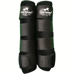 TGW RIDING Horse Sport Medicine Front Shock-Absorbing Boots, All-Round Lower Limb Protection & Support Sport Boots, Perfect For Endurance Training And Performance,1Pair