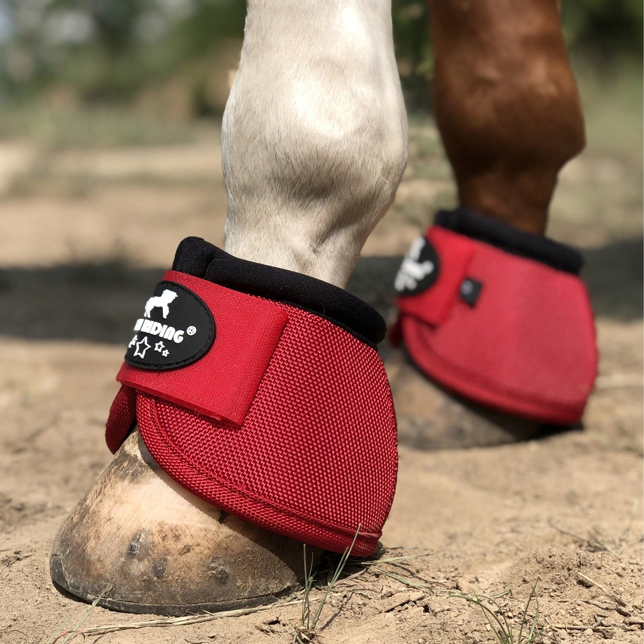 TGW RIDING TGW RIDING 2520D Horse Bell Boots No-Turn Horse Bell Boots, Equine Ballistic Hoof Overreach Bell Boot, Pair