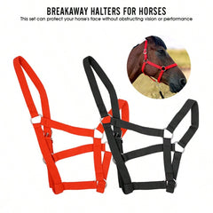 1pc High Quality Adjustable Halter, Professional Equestrian Horse Headstall With PP Webbing, Suitable For Equestrian Training And Riding, Must-Have For Outdoor Horseback Riding