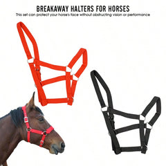 1pc High Quality Adjustable Halter, Professional Equestrian Horse Headstall With PP Webbing, Suitable For Equestrian Training And Riding, Must-Have For Outdoor Horseback Riding