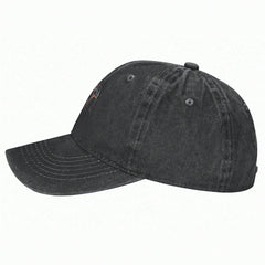 Stylish Printed Horse Lover Horseback Riding Equestrian Print Fashion Denim Baseball Cap - Adjustable Washed Cotton Dad Hat - Lightweight, Breathable & Durable - Unisex Outdoor Sports & Casual Style
