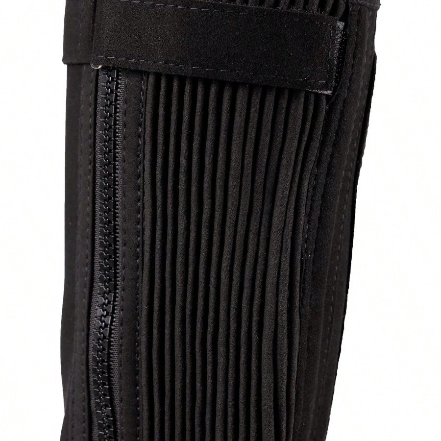 PUAmara Adult Equestrian Half Chaps Synthetic Leather ZipUp Pair Accurate Size Chart In Images