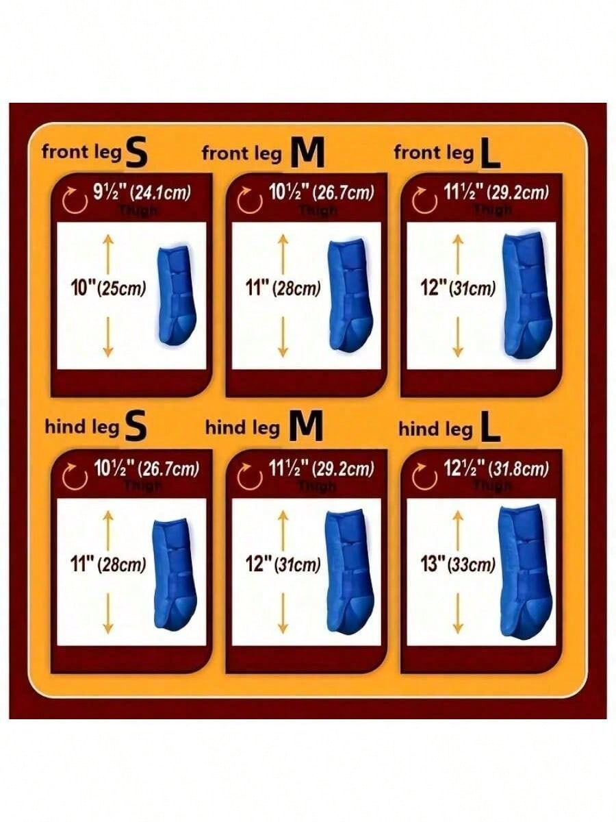 Horse Boots Splint Boots For Horses Set Of 4 Protective Boots Lower Limb Brushing Horse Boots Reusable Front Hind Leg Protection Gear